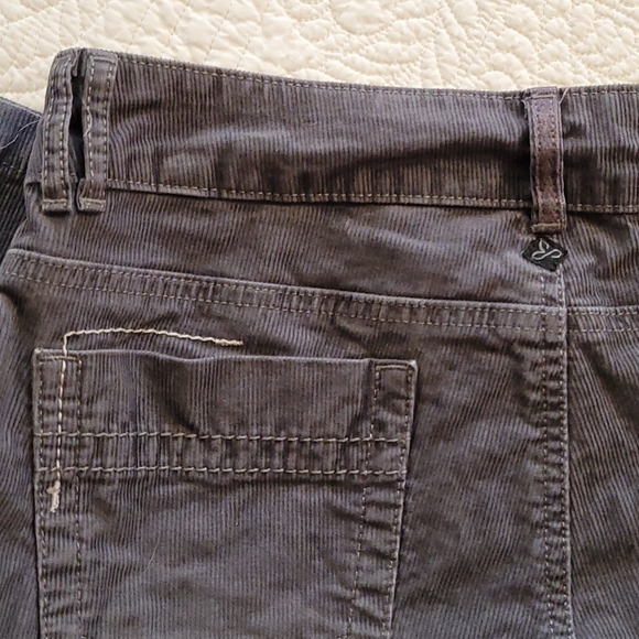 Prana women's gray pants/cords size 2 - Picture 11 of 15